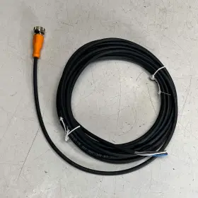 Evc071 Ifm Electronic 5-wire Micro Dc Female Cordset Straight 22awg Black