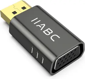 Iiabc 445004140124 Displayport To Vga Adapter 1080p Converter Display Port Dp Male