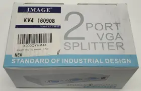 160908 Image New Open Box 2 Port Vga Splitter 150mhz Kv4 N1922 C9