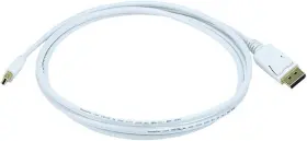 106007 Inc. 6ft 32awg Mini Displayport To Cable - White