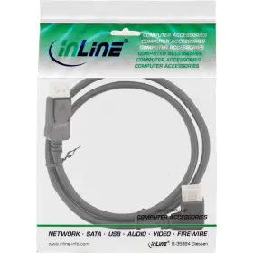 17153r Inline Displayport 1.4 Cable 8k4k Right Angled Black/gold 3m #2