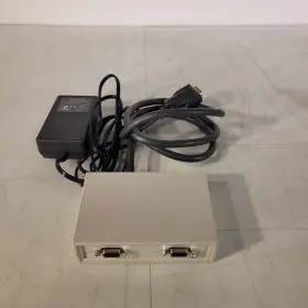 Dav002 Inline Inc Vga Distribution Amplifier 1 Input 2 Output 9vdc 1a