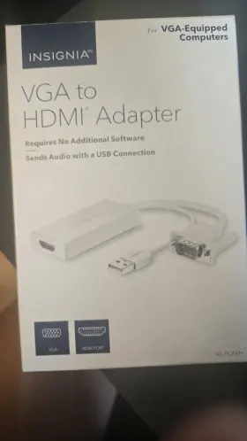 Insignia 600603265501 Vga To Hdmi Adapter - Model Ns-pcavh-c