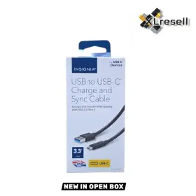 Insignia 600603309540 Insignia- 3.3usb To Usb-c 3.2 Gen 2 Superspeed 10gbps Cable - Black