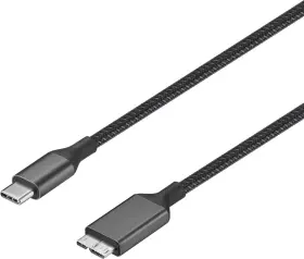 Ns-dcc2m326 Insignia Insignia- 3.3 Ft. Usb-c To Micro-b Hard Drive Cable - Black