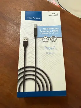 Ns-pc2abu6 Insignia Insignia- 10ft Usb To Usb-b Printer Cable - Black