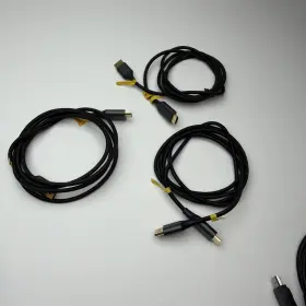 Ns-pcdphd10 Insignia Lot Of 3 - Best Buy Insignia- 6ft Displayport To Hdmi Cables Black Pre Owned