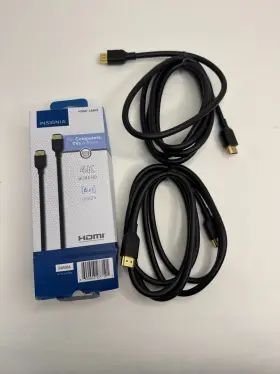 Ns-pchdhd6 Insignia Lot Of 2 Insignia- 6ft 4k Ultra Hd Hdmi Cable For Tv Monitor Laptop Mac Black