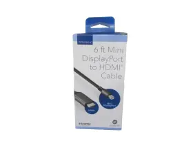 Insignia Ns-pcmdhd626 Insignia- 6 Ft. Mini Displayport To Hdmi Cable - Black