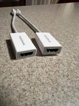 Ns-pd94592 Insignia Best Buy Mini Displayport-to-hdmi Adapter White - 2 Adapters Included #2