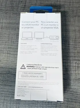 Ns-pg95503 Insignia Hdmi-to-vga Adapter Black Brand New #2