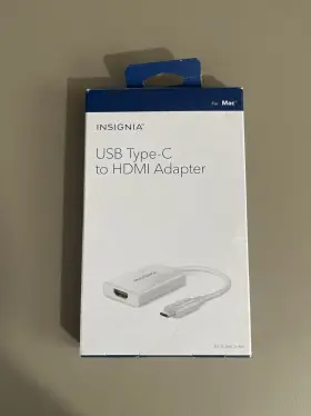 Ns-pu369ch-wh Insignia Usb - C To Hdmi Adapter White Open Box