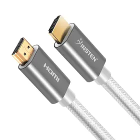 Insten 190152610421 10 Feet Hdmi Male To Cable 2.1 8k 60hz 48gbps Gold Connectors White
