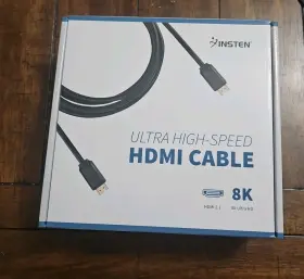 Tothhdhmm37 Insten Ultra High Speed 8k Hdmi 2.1 Cable 15ft White New