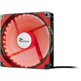 L-12025  Inter-tech Led 120 Mm Fan Case Gaming Modding Illuminated Red