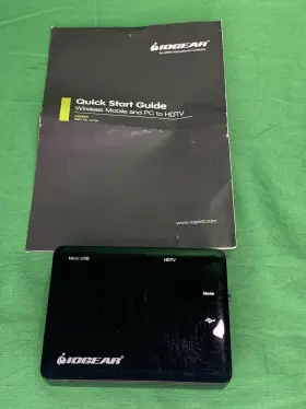 Iogear 881317518880 Wireless Screen Sharing Black Model Gwavrc Mobile And Pc To Hdtv