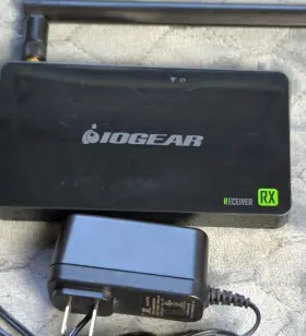 Ou99usl5j19627 Iogear Wireless Hdmi Audio Video Extender Gwhdbbkit Transmitter Receiver Tested #3