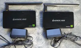 Ou99usl5j19627 Iogear Wireless Hdmi Audio Video Extender Gwhdbbkit Transmitter Receiver Tested