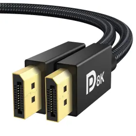 Vbc31 Ivanky 8k Displayport Cable 1.4 Vesa Certified Dp 6.6ft 6.6 Feet