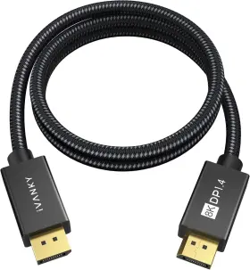 Vbc32 Ivanky 8k Displayport Cable 1.4 3ft Short Dp 3.3ft 3.3 Feet Black