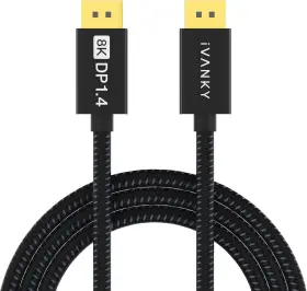 Vbc33 Ivanky Displayport Cable 10ft 1.4 8k Dp To 60hz 10 Feet Black