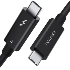 Vbd38-us Ivanky Intel Certified Thunderbolt 4 Cable 4.9ft Support 40gbps/240w Charging/8k Di