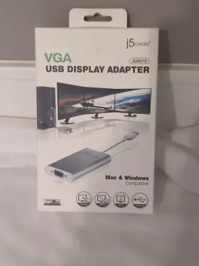 Jua21 J5create 847626000003 Nib New J5 Create Vga Usb Display Adapter For Mac And Windows