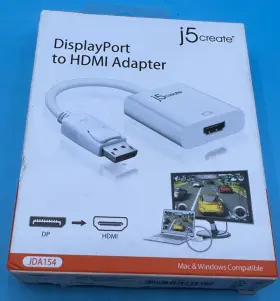 Jda154 J5create J5 Create Displayport To Hdmi Adapter For Pc And Notebook