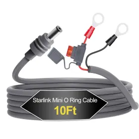 Jacenergy 734038936665 Starlink Mini O Ring Connecters Extension Cable 18awg Direct Bat