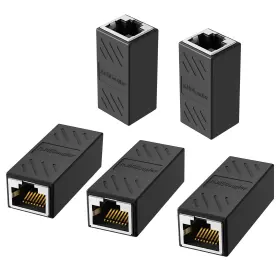 Jadaol 758910179872 1000mbps High-speed Rj45 Coupler Ethernet Extender Adapter For Cat7/cat6/c