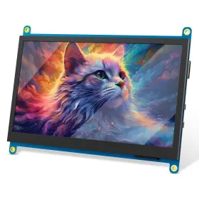 Jrp7002 Jun-electron 7 Inch Mini Monitor Hdmi Ips Display 1024x600 Capacitive Screen For Raspberr
