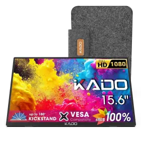 K165w-fph-c Kado Portable Monitor 15.6ftft 1080p 100% Srgb Usb-c Hdmi Gaming Ultra