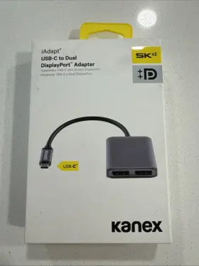 K172-1283-cd2x Kanex Adapter Iadapt Displayport To Dual With 5k Support