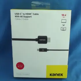 K173-1148-bk6f Kanex Usb-c To Hdmi Cable With 4k Support - 16.4ft 5m