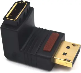 Kework 313042945919 Displayport Extension Adapter With Connector Clasp Control Button 90 Degree Upw #2