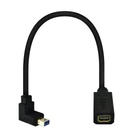 Byc2022050502 Kework 12 Inch Mini Displayport 8k Extension Cable 90 Degree Down Angle Dp
