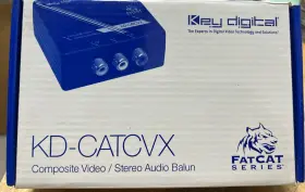 Key Digital 819505007908 Kd-catcvx Composite Video / Stereo Audio Balun Fatcat Series
