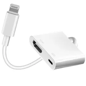 Kinhaly 056233490725 Apple Mfi Certified Lightning To Hdmi Digital Av Adapter 1080p Hd Video