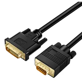 Kirzi 613894608650 Dvi Sources To Vga Display Cable 15ft Uni-directional Dvi-d 24 1 C