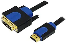 Chb-3102  Komqi Logilink 2m Hdmi To Dvi Cable - Black