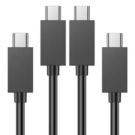 Koowod 614166456931 Ps5 Controller Charger 2 Pack 5ft Oem Original 3a Fast Charging Cable Usb C
