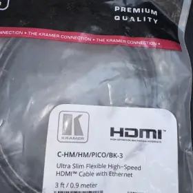 Kramer Electronics Hm/pico/bk-3 0.9m Hdmi M/m Cable 0.9 M Type A Standard Black