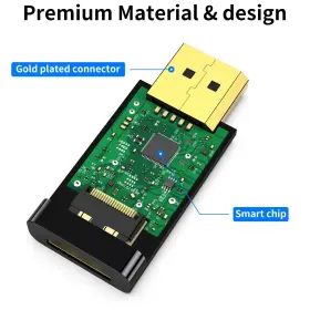 Kuxiyan 759185998731 Displayport To Hdmi Adapter 1080p Uni-directional Display Port Dp Pas #3