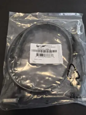 Cgdvi-i-mm-3 L-com Deluxe Dvi-i Dual 3ft Cable
