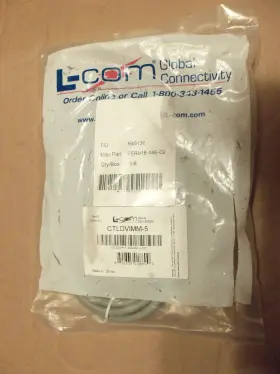 Ctldvimm-5 L-com Video Cable Dvi-d Single-link M-m 5ft Unused