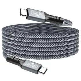 Lss2023u4 Lansensu 5ft 240w Usb4 Cable 40gbps Data Transmission 8k 60hz Hd Extension Pd3.1