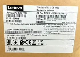 4x97a11108 Lenovo Vga To Dvi Conversion Cable New