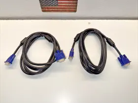 Vga-mm-10f Lin Feng Fti Vga E318309 Computer Cable 10f Lot Of 2