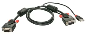 33771 Lindy Kvm System Cable Switch Combo Series Usb 2m
