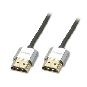41676  Lindy 4.5m Cromo Slim High Speed Hdmi 2.0 Cable With Ethernet Black Slimline D